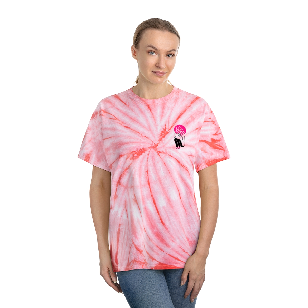 Inspired Creative Tie-Dye Tee, Cyclone - Image 4